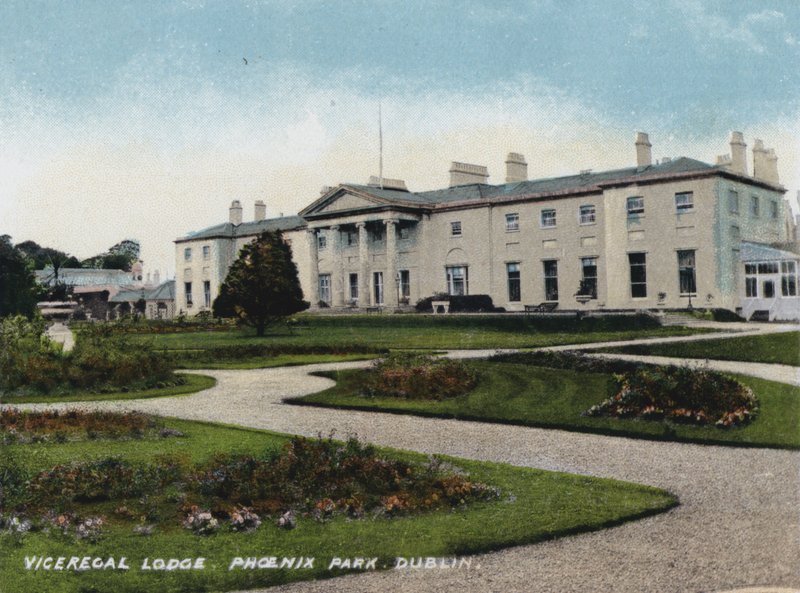 Viceregal Lodge, Phoenix Park, Dublin (színes fotó) alkotó: Photographer Irish