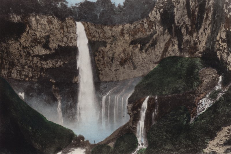 Japán, 1912 körül: Kegon Fall, Nikko (fotó) alkotó: Photographer Japanese