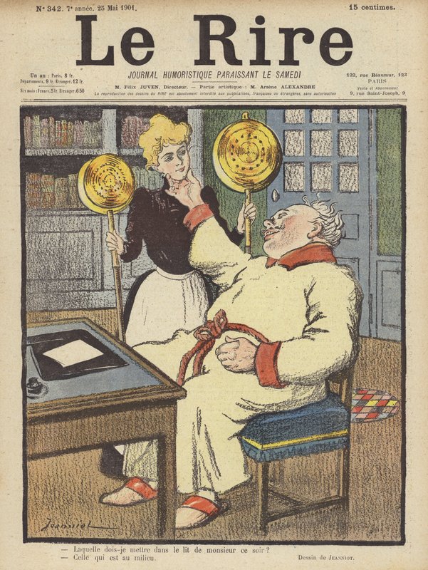 Illusztráció Le Rire alkotó: Pierre Georges Jeanniot