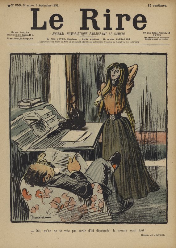Illusztráció Le Rire alkotó: Pierre Georges Jeanniot