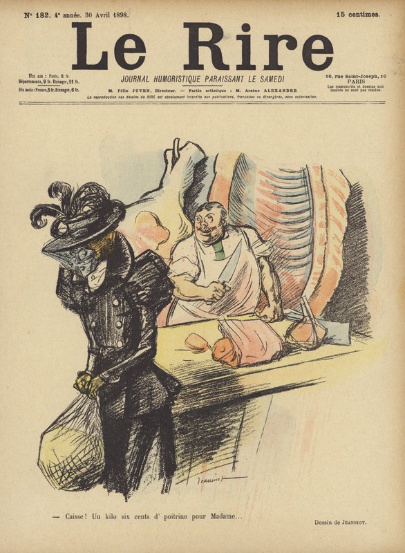Illusztráció Le Rire alkotó: Pierre Georges Jeanniot