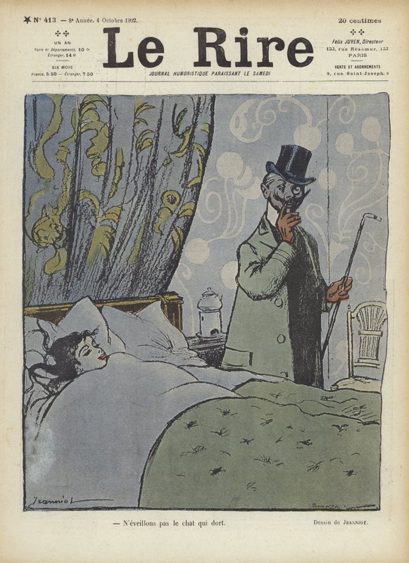 Illusztráció Le Rire alkotó: Pierre Georges Jeanniot