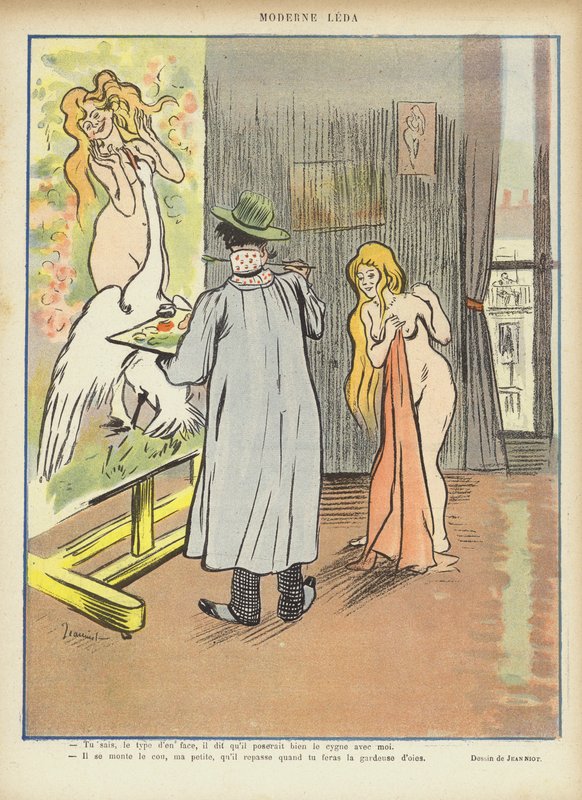 Illusztráció Le Rire alkotó: Pierre Georges Jeanniot