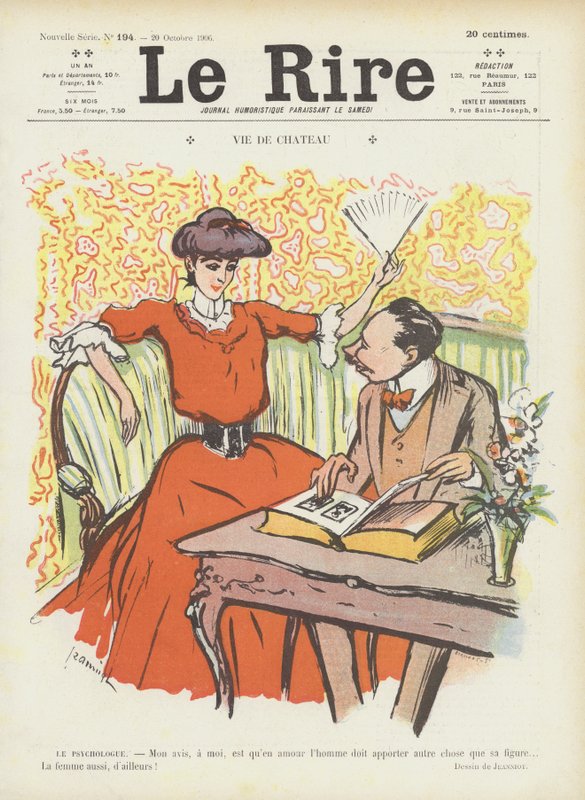 Illusztráció Le Rire alkotó: Pierre Georges Jeanniot