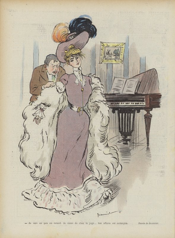 Illusztráció Le Rire alkotó: Pierre Georges Jeanniot