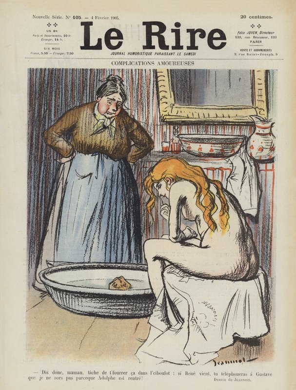 Illusztráció Le Rire alkotó: Pierre Georges Jeanniot