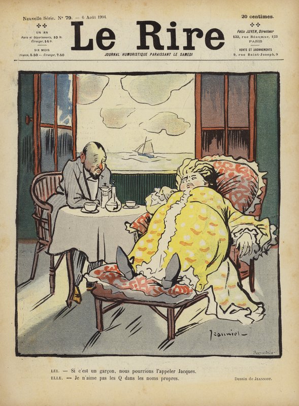 Illusztráció Le Rire alkotó: Pierre Georges Jeanniot