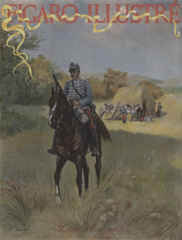 Elővéd. A Le Figaro Illustre borítója, 1896. március alkotó: Pierre Georges Jeanniot