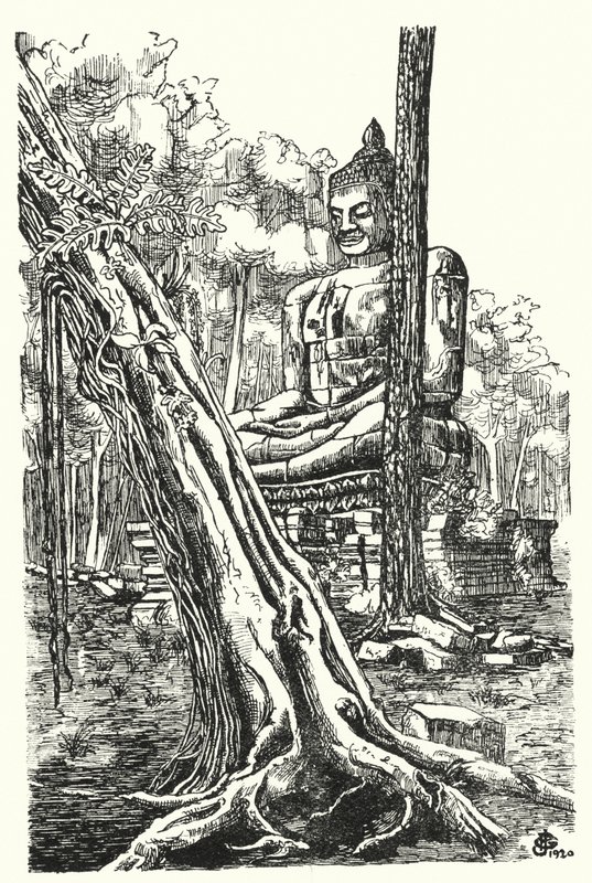 A Tep Pranam Buddha (metszet) alkotó: Pierre Jeannerat de Beerski