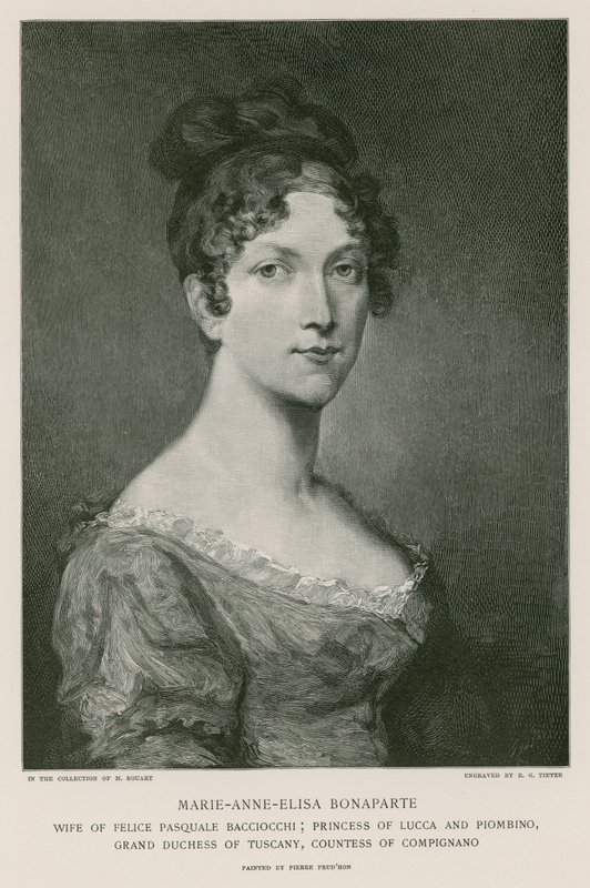 Elisa bonaparte alkotó: Pierre Paul Prudhon