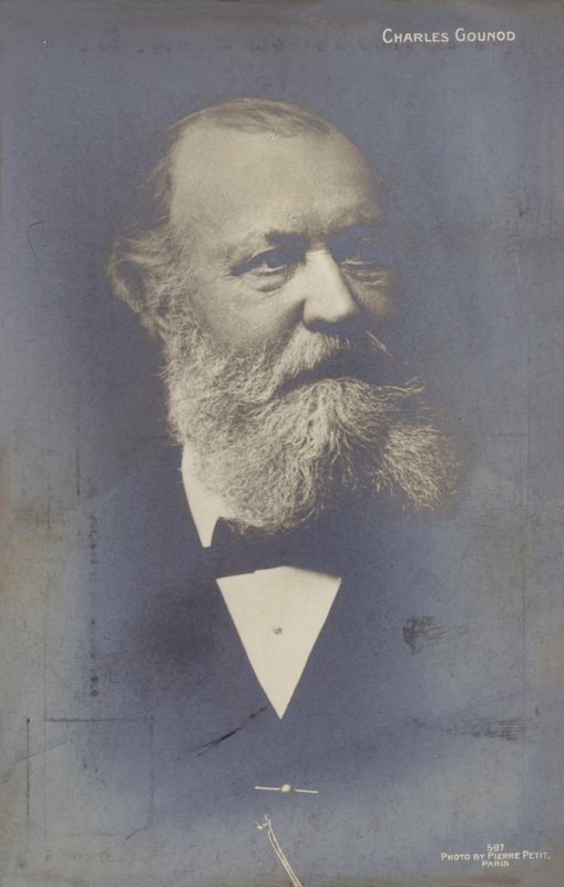 Charles Gounod francia zeneszerző (1818-1893) alkotó: Pierre Petit