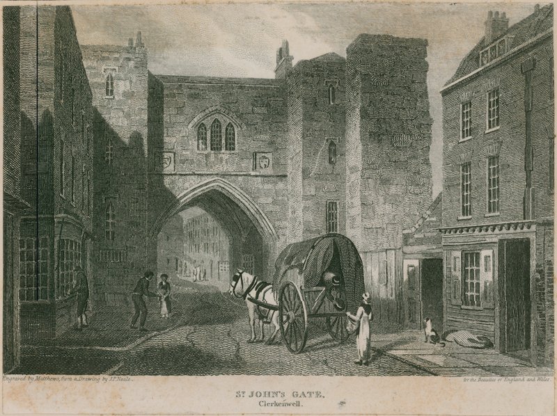 Szent János-kapu, Clerkenwell alkotó: Pieter Jansz. Quast