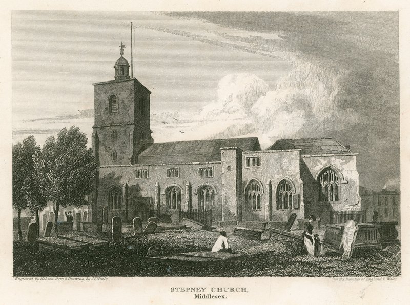 Stepney Church, London alkotó: Pieter Jansz. Quast