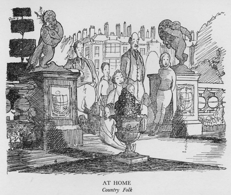 Otthon, country folk (litho) alkotó: Pont