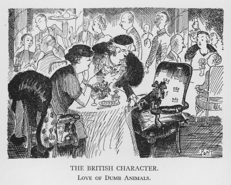 A brit karakter, a buta állatok szerelme (litho) alkotó: Pont