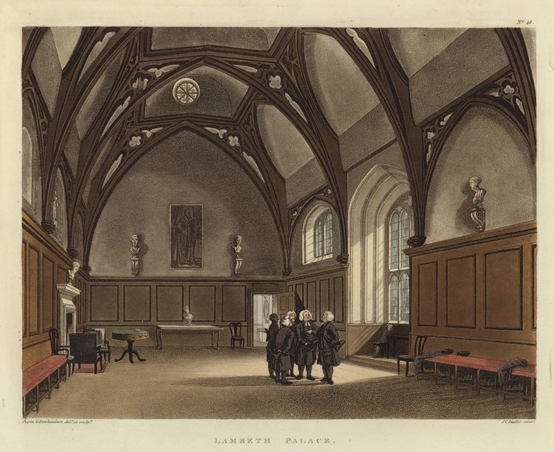Lambeth palota alkotó: Pugin and Rowlandson