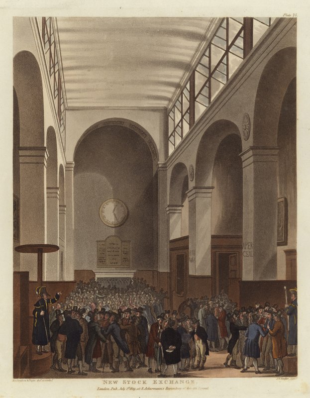 Új tőzsde alkotó: Pugin and Rowlandson