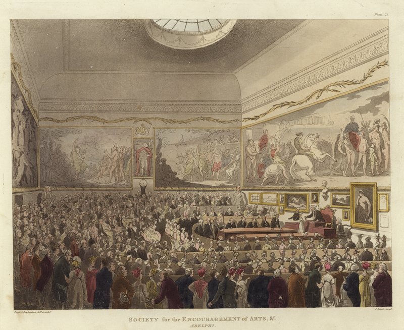 Művészetet Ösztönző Társaság alkotó: Pugin and Rowlandson