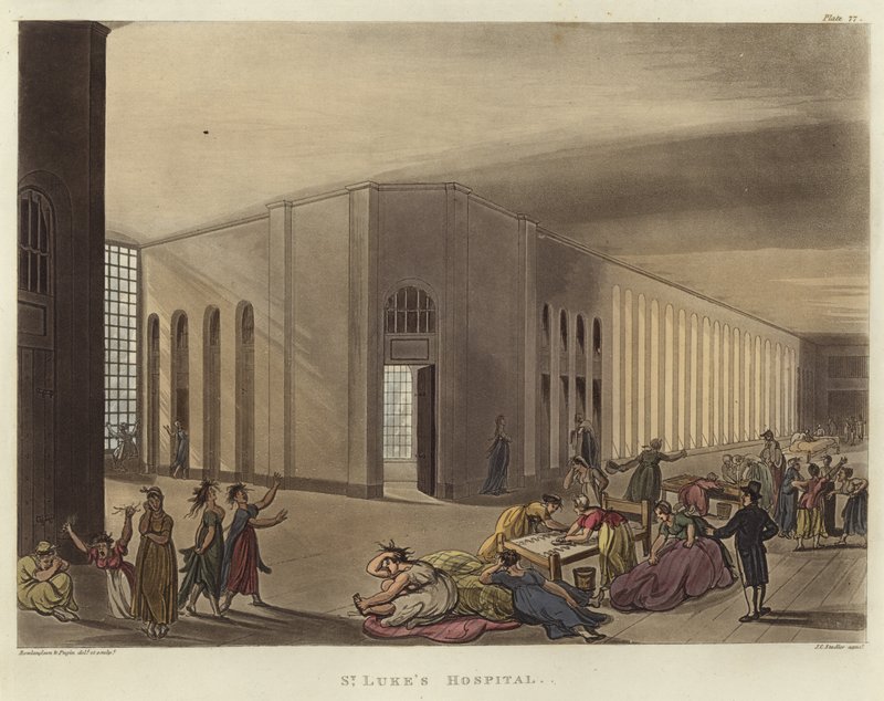 Szent Lukács Kórház alkotó: Pugin and Rowlandson