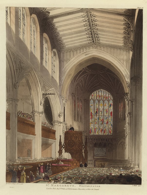 Szent Margit alkotó: Pugin and Rowlandson