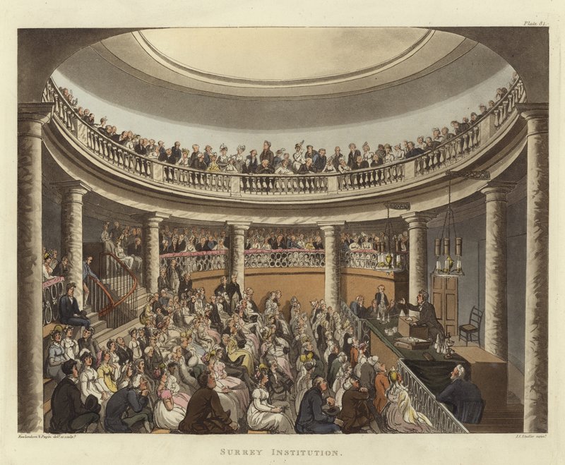 Surrey Intézet alkotó: Pugin and Rowlandson