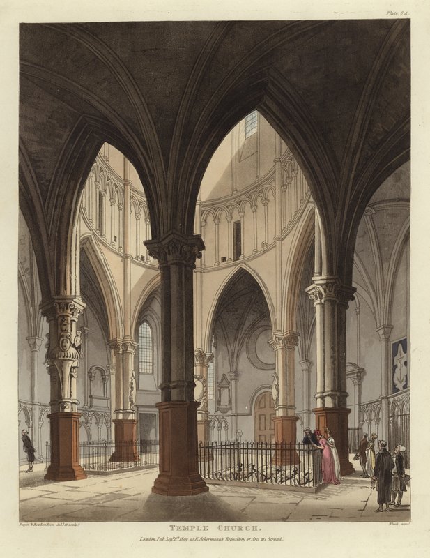 Templomtemplom alkotó: Pugin and Rowlandson