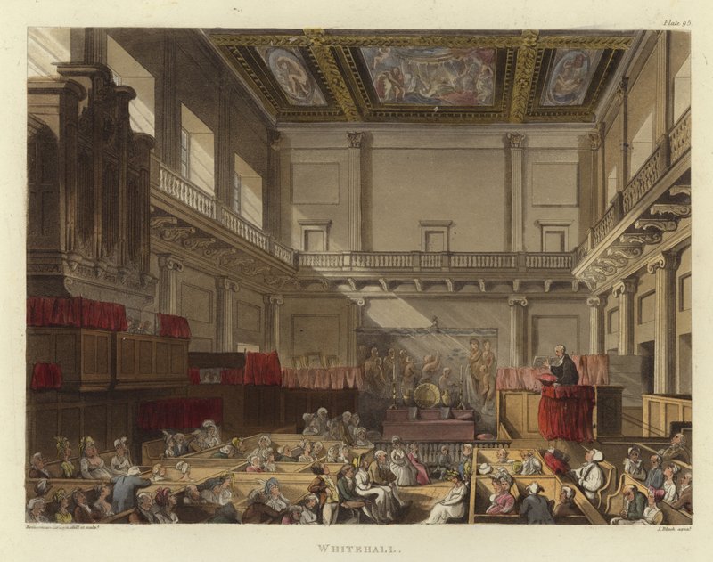 Whitehall alkotó: Pugin and Rowlandson