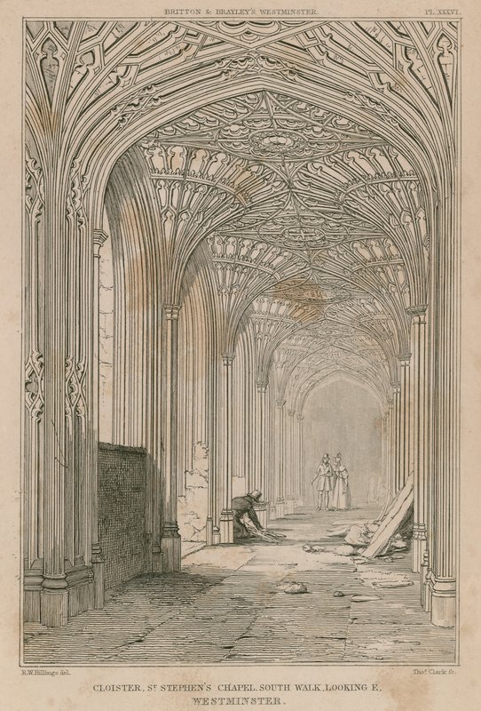 Kolostor, Szent István-kápolna, Westminster, kelet felé néz alkotó: R. W. Billings