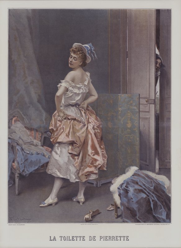 Pierrette WC-je alkotó: Raimundo de Madrazo y Garreta