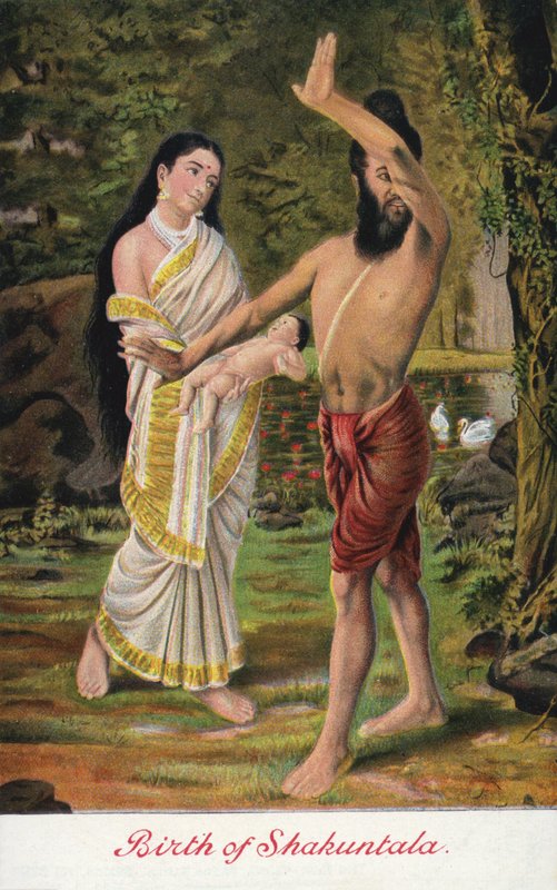 Shakuntala születése alkotó: Raja Ravi Varma