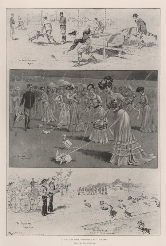 Egy regényes nyári gimkhana Vincennes-ben alkotó: Ralph Cleaver