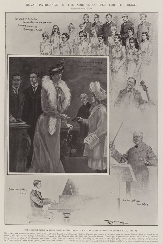 A Normal College for the Blind királyi védnöksége alkotó: Ralph Cleaver