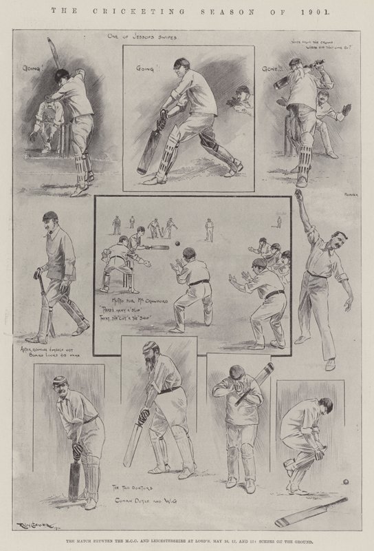 Az 1901-es krikettszezon alkotó: Ralph Cleaver