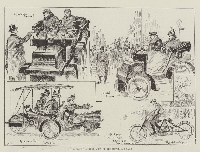 A Motor Car Club második éves találkozója alkotó: Ralph Cleaver