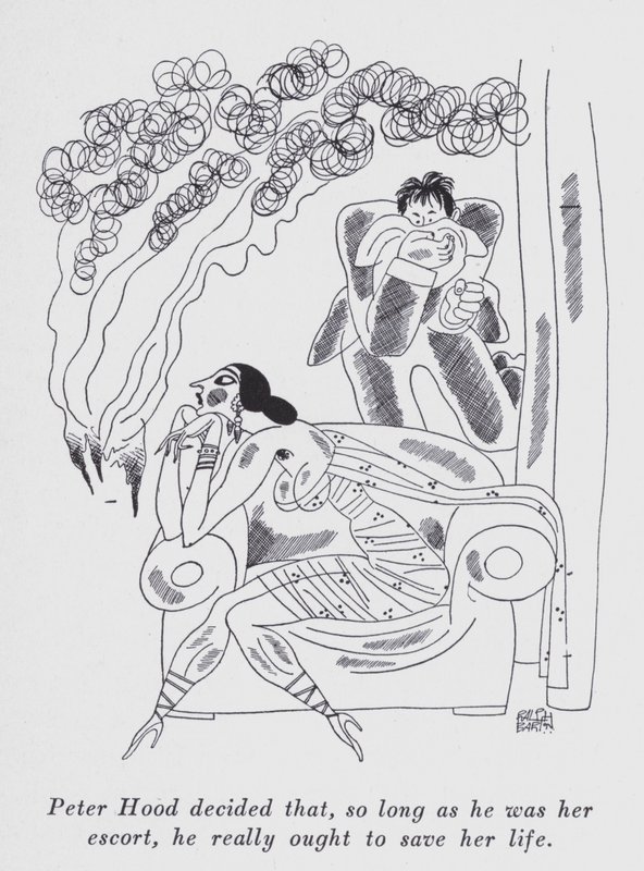 Illusztráció a "But Gentlemen Marry Barnettes"-hez, Anita Loos (litho) alkotó: Ralph Barton