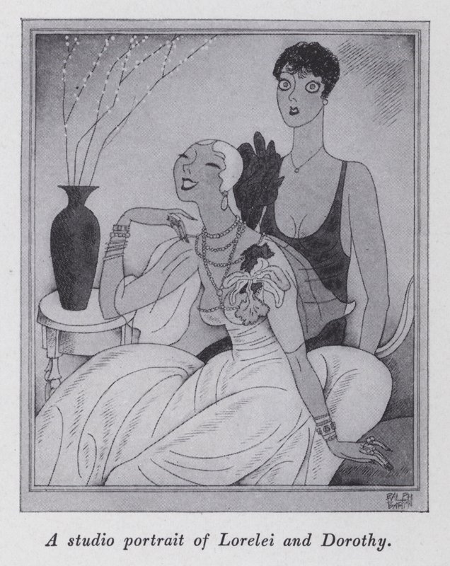 Illusztráció a "But Gentlemen Marry Barnettes"-hez, Anita Loos (litho) alkotó: Ralph Barton
