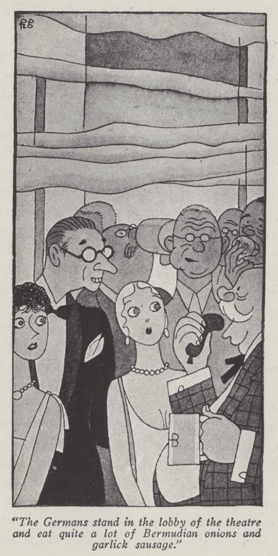 Illusztráció a Gentlemen Prefer Blondes számára, Anita Loos (litho) alkotó: Ralph Barton