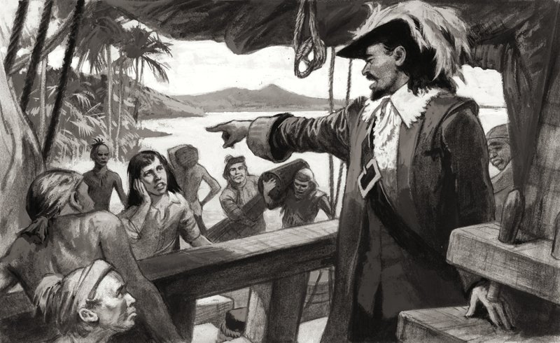 Katasztrófa Darienben (gouache, papír) alkotó: Ralph Bruce