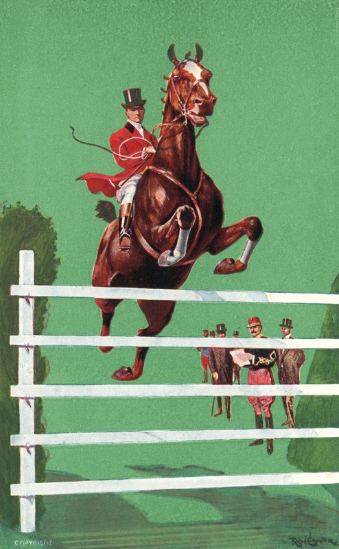 International Horse Show, Olympia, London, 1908. június (színes litó) alkotó: Ralph Cleaver