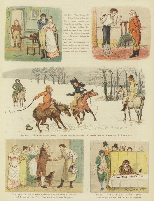 Carlyon úr karácsonya (chromolitho) alkotó: Randolph Caldecott