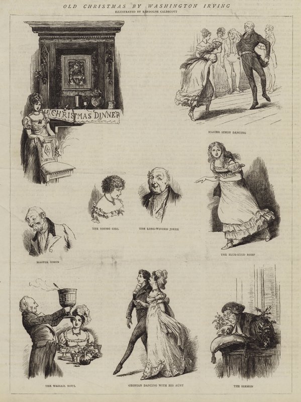 Régi karácsony Washington Irvingtől alkotó: Randolph Caldecott