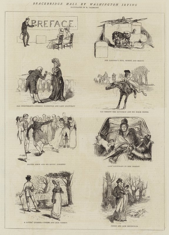 Bracebridge Hall – Washington Irving alkotó: Randolph Caldecott