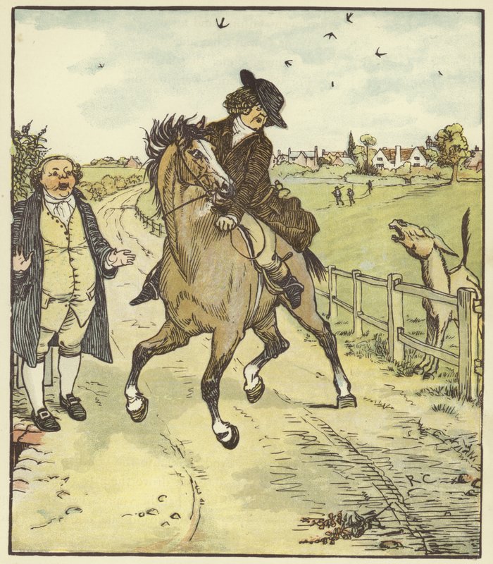 John Gilpin alkotó: Randolph Caldecott