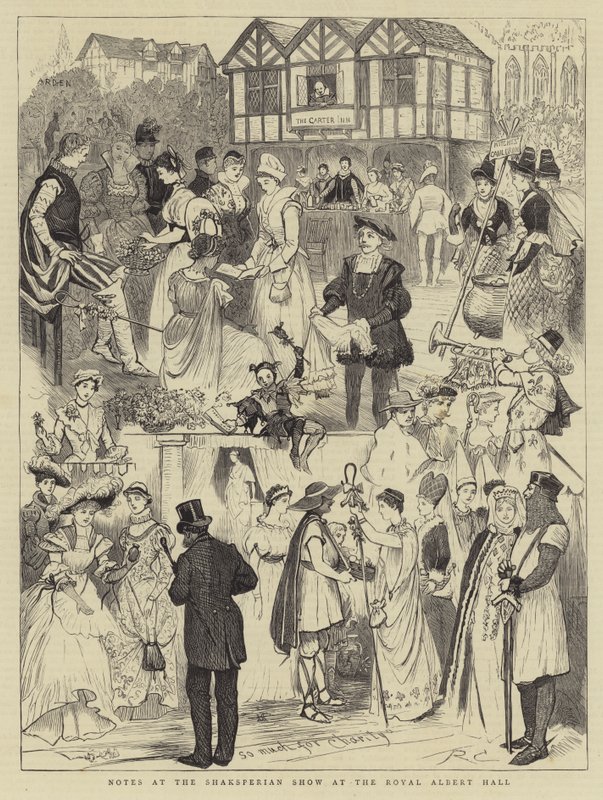 Jegyzetek a Shakespeare-showról a Royal Albert Hallban alkotó: Randolph Caldecott