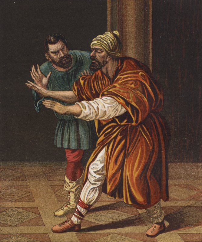 Elymas megvakult alkotó: after Raphael