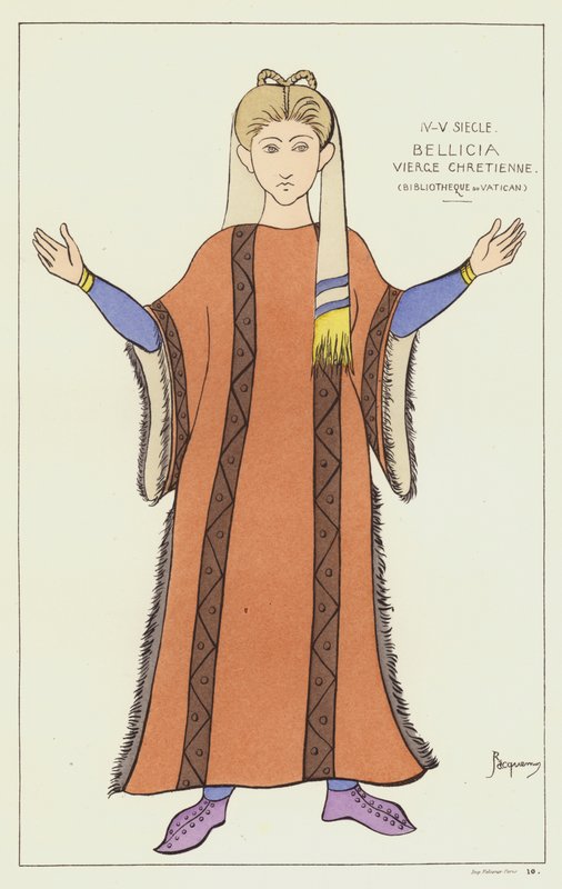 Bellicia, keresztény szűz alkotó: Raphael Jacquemin