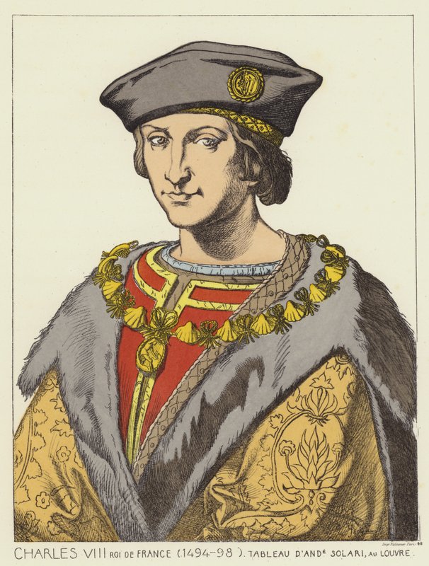 VIII. Károly francia király alkotó: Raphael Jacquemin