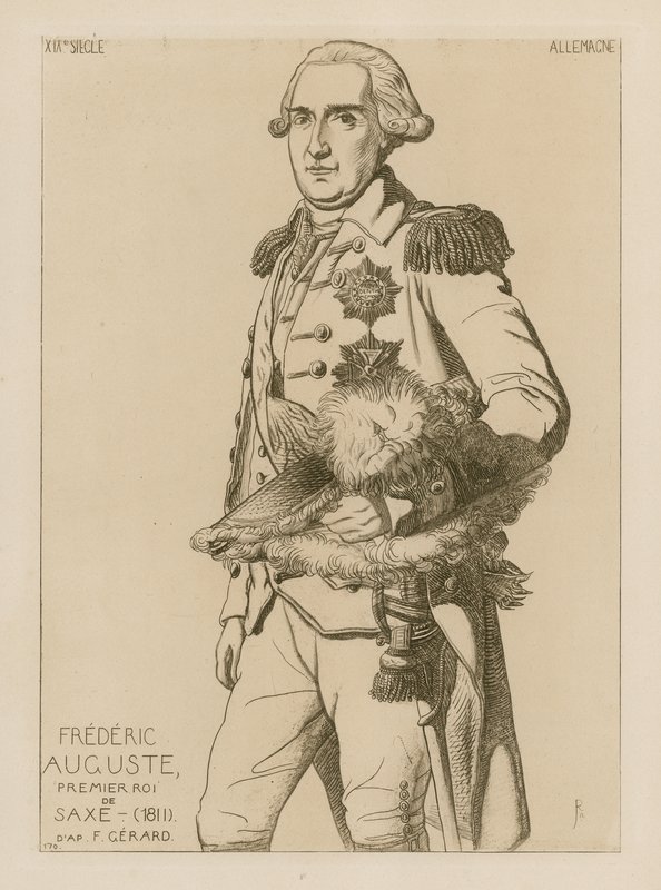 Frederick Augustus, Szászország első királya (1811) alkotó: Raphael Jacquemin