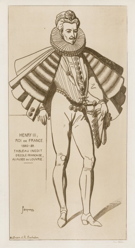 Henrik francia király, 1580-89 alkotó: Raphael Jacquemin