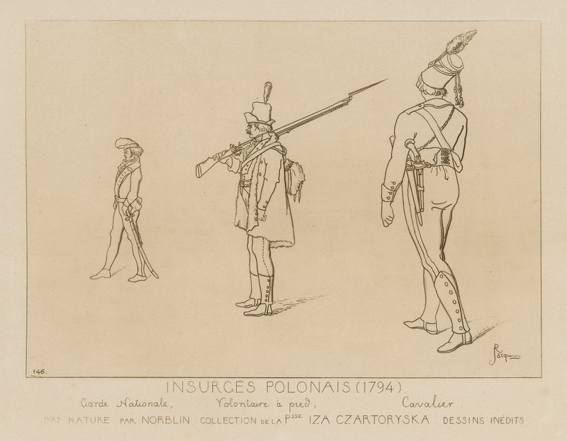 Lengyel felkelők, 1794 alkotó: Raphael Jacquemin